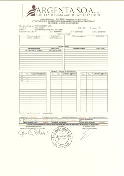 attestato SOA Tecno Impresit